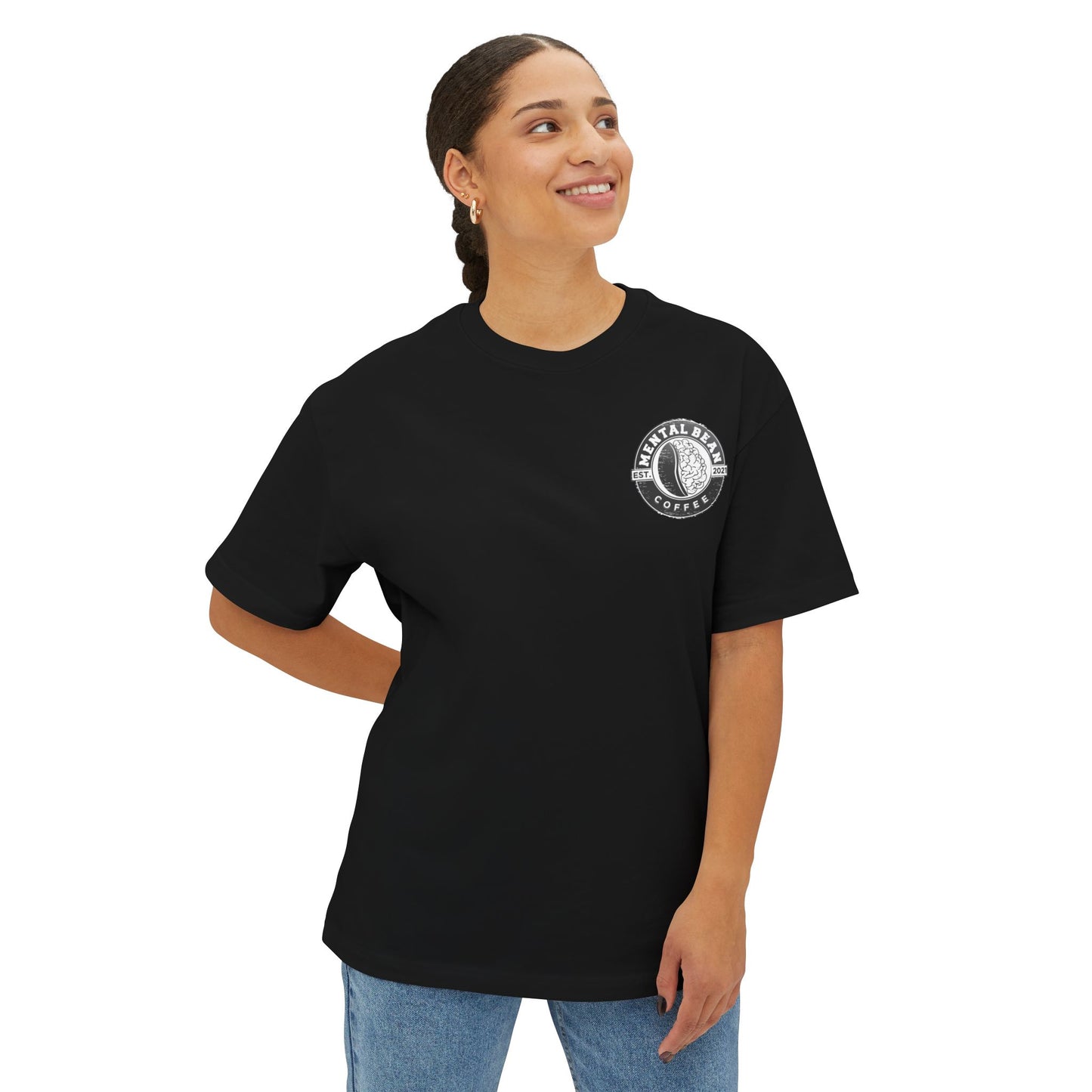 Boxy Tee — "Failure Is Not An Option" Skull Graphic