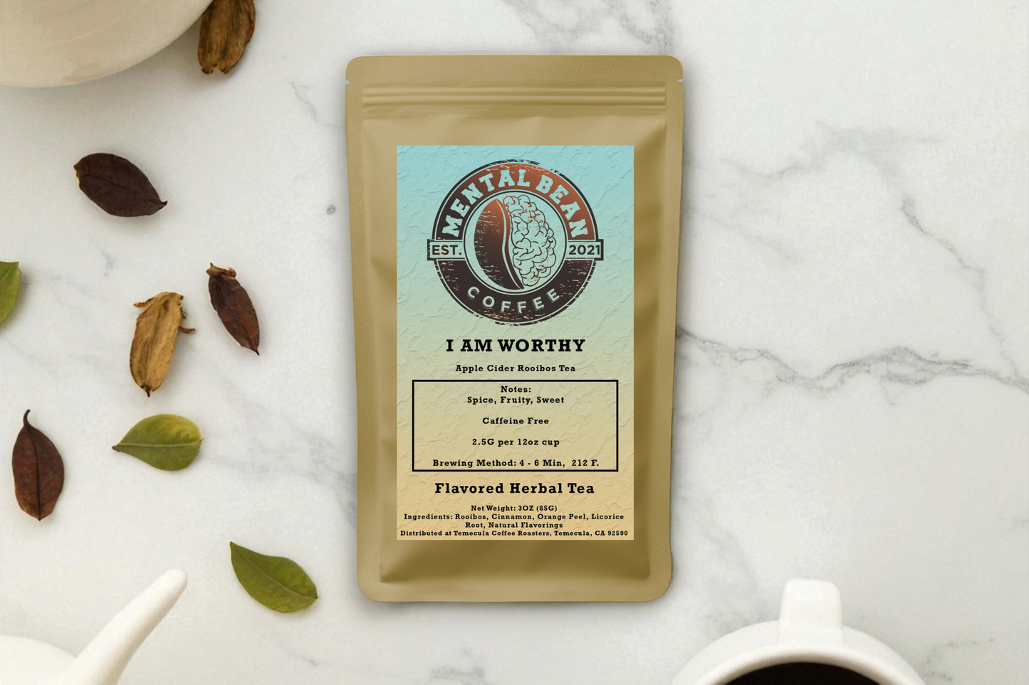 I Am Worthy - Apple Cider Rooibos (Caffeine Free)