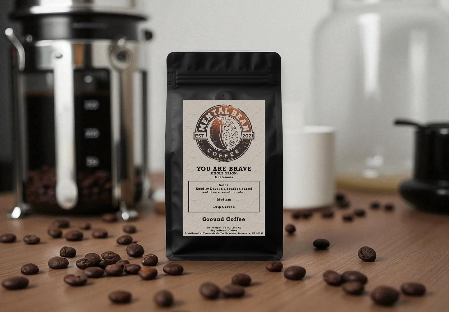 You Are Brave - Whiskey Barrel Aged Guatemala Coffee